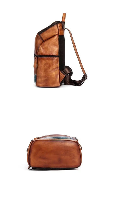 Rucksack Everest Vintage – Aus handgefertigtem echtem Leder