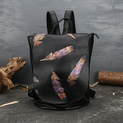 Rucksack Pluma Vintage – Aus echtem Premium-Leder