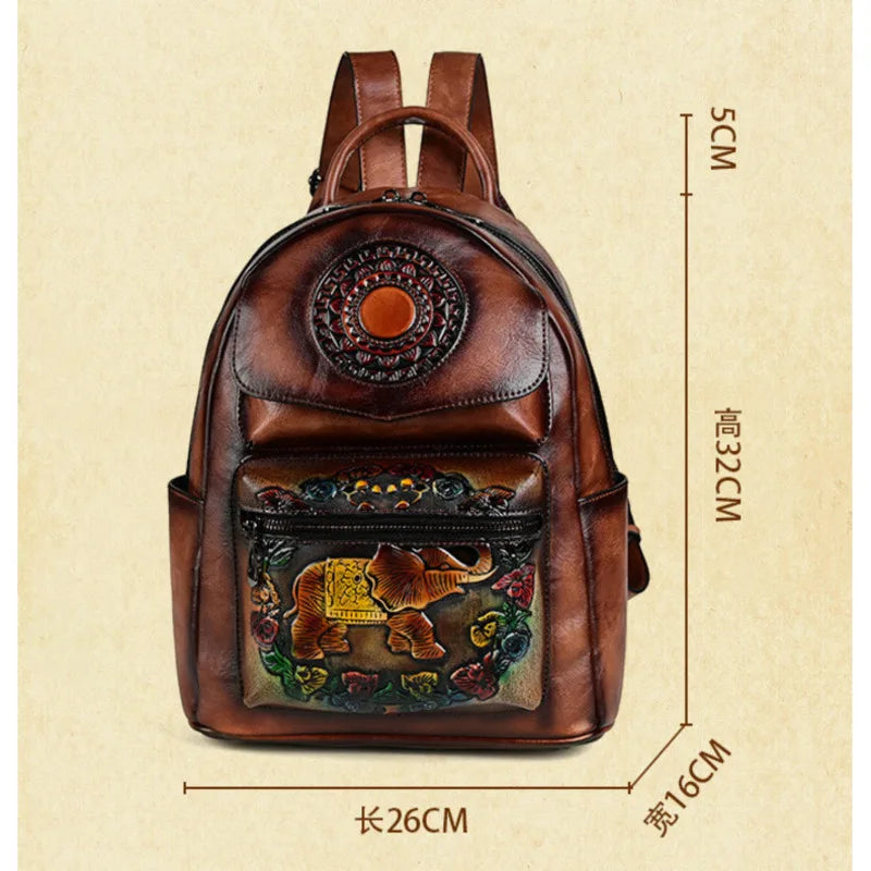 Rucksack Elefante Maya Vintage – Diebstahlsicheres Design in hoher Qualität