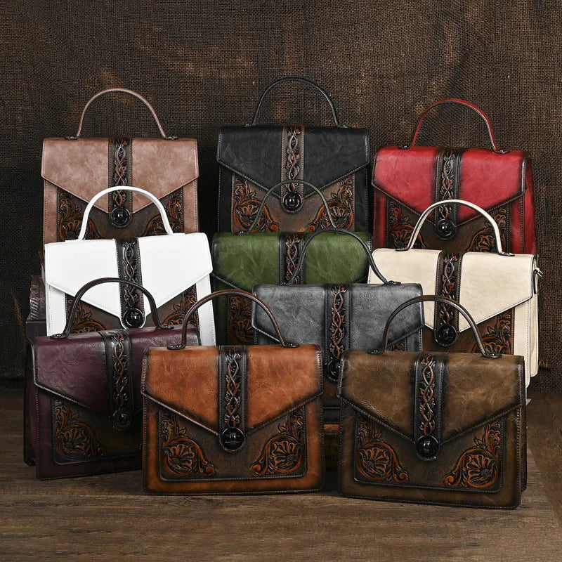 Tasche Square Elisa Vintage – Florales Design in hoher Qualität