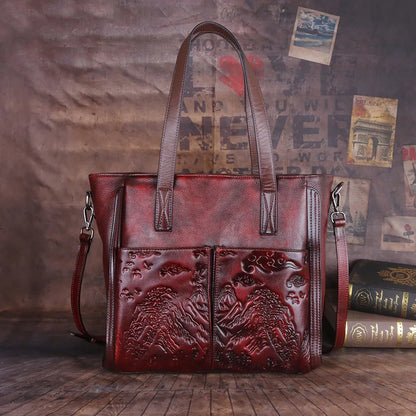 Tote Victoria Vintage – Aus echtem Premium-Leder