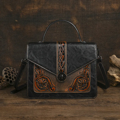 Tasche Square Elisa Vintage – Florales Design in hoher Qualität