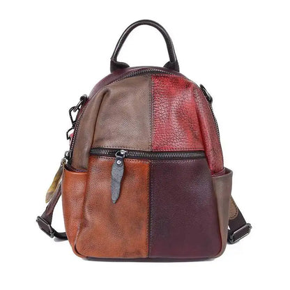 Rucksack Patchwork Diana Vintage – Aus echtem Premium-Leder