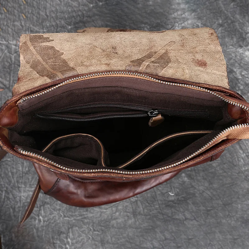 Rucksack Pluma Vintage – Aus echtem Premium-Leder