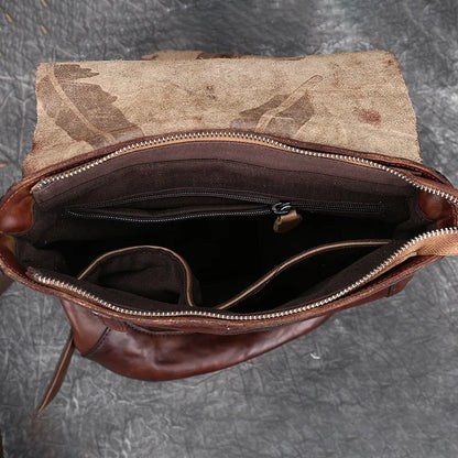 Rucksack Pluma Vintage – Aus echtem Premium-Leder