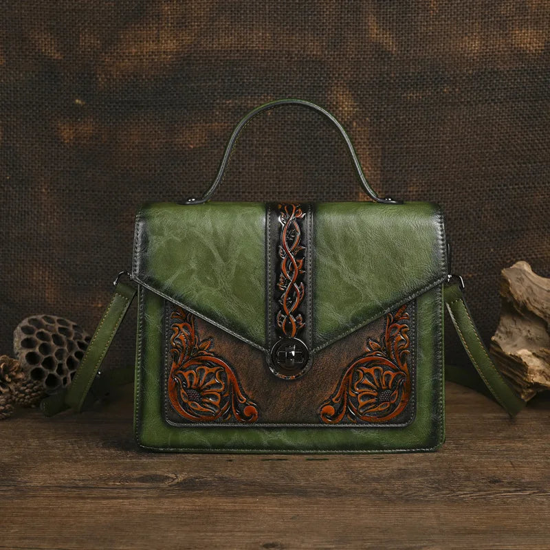 Tasche Square Elisa Vintage – Florales Design in hoher Qualität