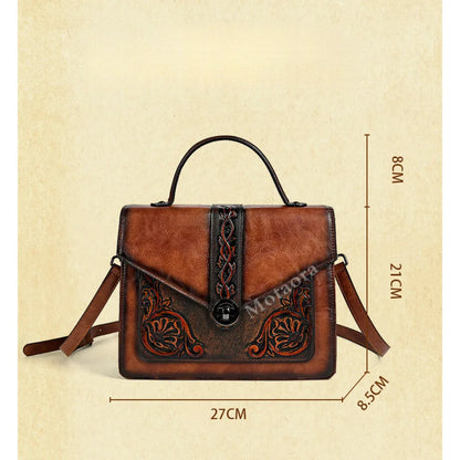 Tasche Square Elisa Vintage – Florales Design in hoher Qualität