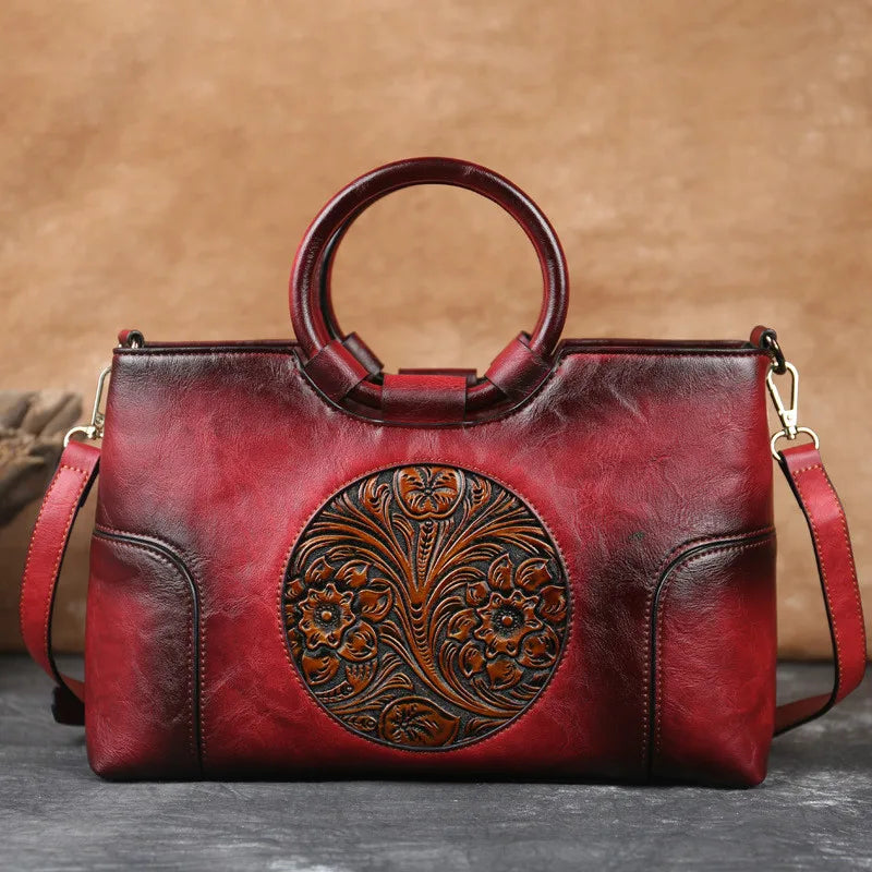 Tasche Floral Camélia Vintage – Elegantes Finish in hoher Qualität