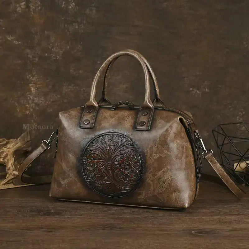 Boston-Tasche Carolina Vintage – Elegantes Design in hoher Qualität