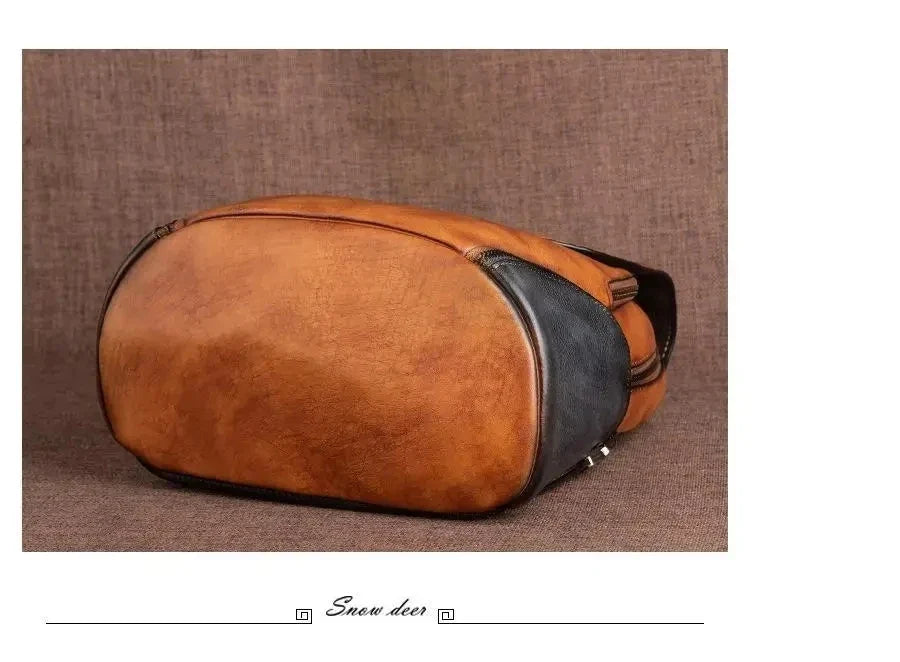 Rucksack Hanami Vintage – Aus handgefertigtem echtem Leder