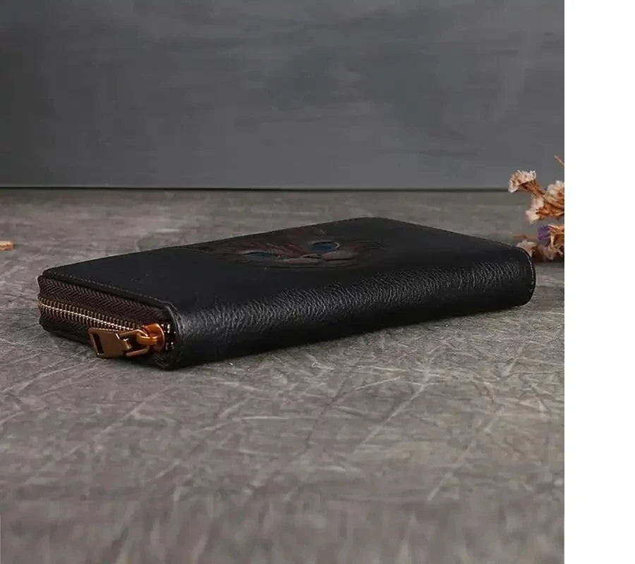 Geldbörse Gato Luna Vintage – Aus echtem Premium-Leder