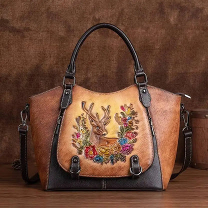 Tote Vitória Vintage – Aus echtem Premium-Leder