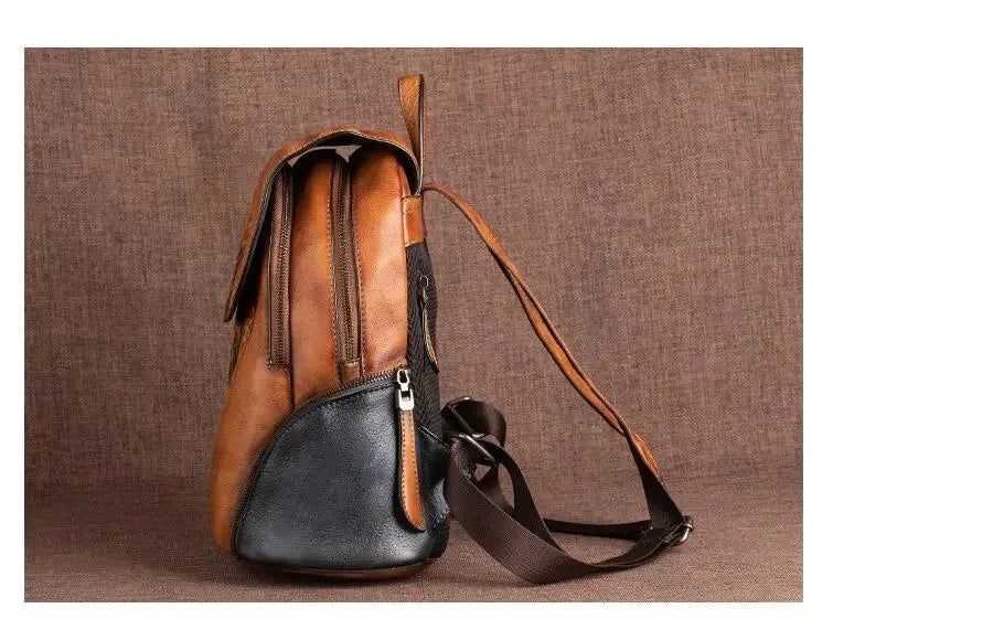 Rucksack Hanami Vintage – Aus handgefertigtem echtem Leder