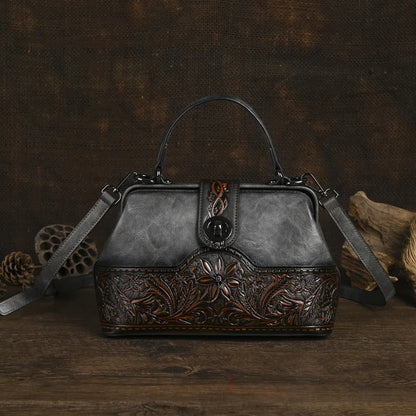 Tasche Luna Totem Vintage – Aus echtem Leder