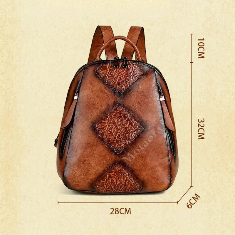 Torino Vintage – Rucksack mit Diebstahlschutz-Design