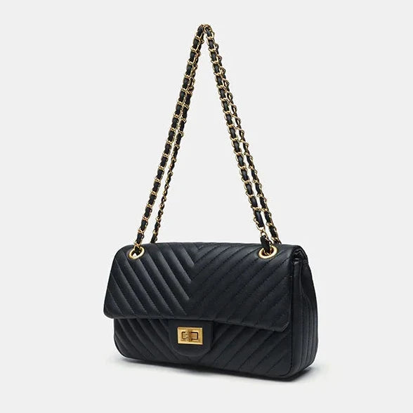 Véronique Chain – Tasche aus echtem Leder