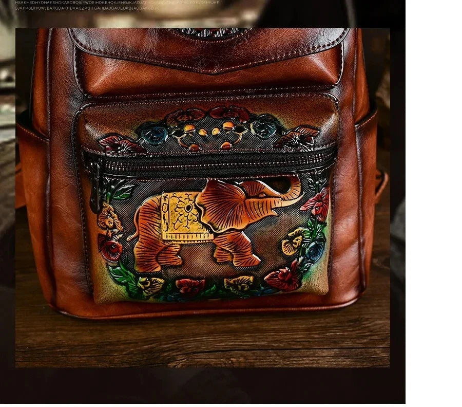 Rucksack Elefante Maya Vintage – Diebstahlsicheres Design in hoher Qualität