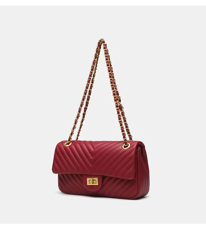 Véronique Chain – Tasche aus echtem Leder