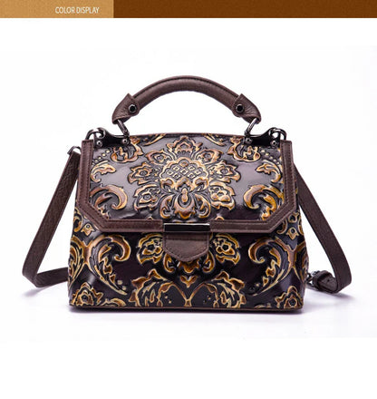 Flap-Tasche Aurora Vintage – Aus echtem Premium-Leder