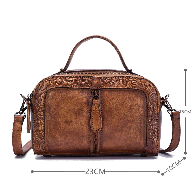 Tasche Alba Vintage – Aus echtem Premium-Leder