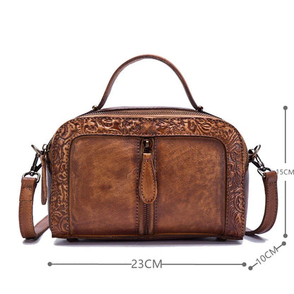 Tasche Alba Vintage – Aus echtem Premium-Leder