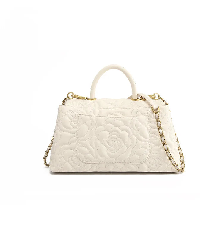 Camélia Élégance – Tasche aus echtem Leder