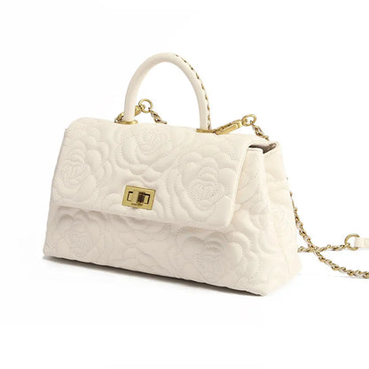 Camélia Élégance – Tasche aus echtem Leder