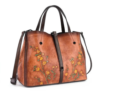 Bucket-Tasche Aurora Vintage – Aus echtem Premium-Leder