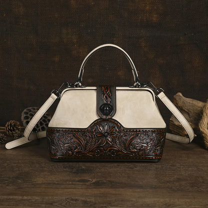 Tasche Luna Totem Vintage – Aus echtem Leder
