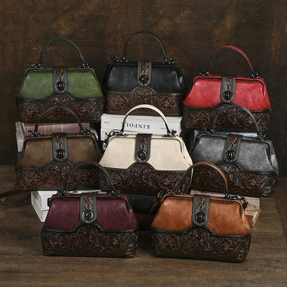 Tasche Luna Totem Vintage – Aus echtem Leder
