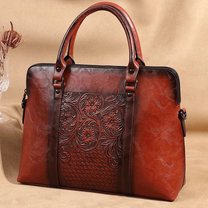 Businesstasche Helena Vintage – Aus echtem Premium-Naturleder