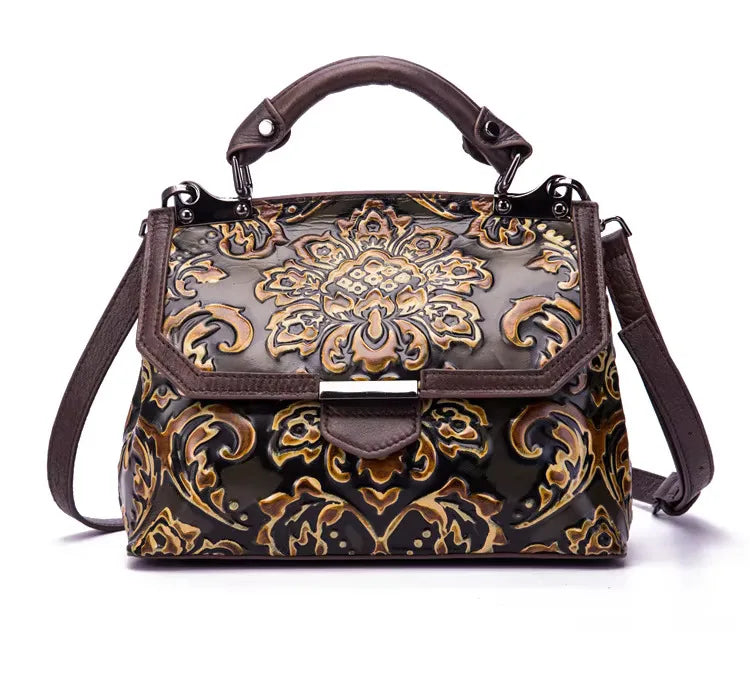 Flap-Tasche Aurora Vintage – Aus echtem Premium-Leder