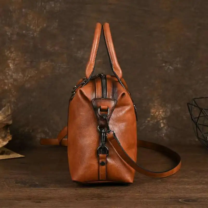 Boston-Tasche Carolina Vintage – Elegantes Design in hoher Qualität