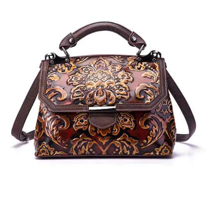 Flap-Tasche Aurora Vintage – Aus echtem Premium-Leder