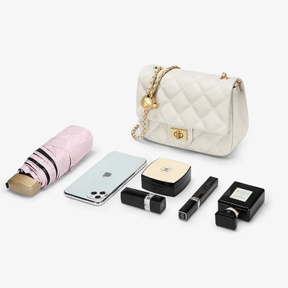 Louvre Mini Chain – Tasche aus echtem Leder
