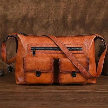Tasche Alba Vintage – Aus echtem handbemaltem Leder