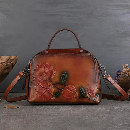 Tasche Verona Vintage – Echtes Leder mit handwerklicher Prägung