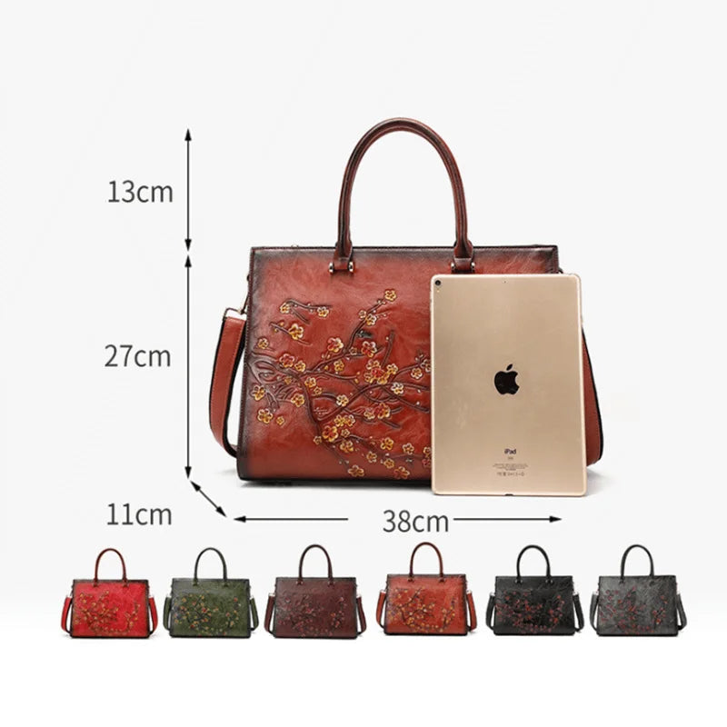 Tote Florença Vintage – Aus hochwertigem Naturleder