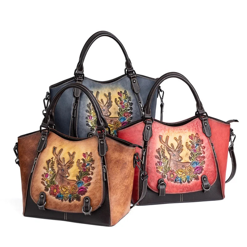Tote Vitória Vintage – Aus echtem Premium-Leder