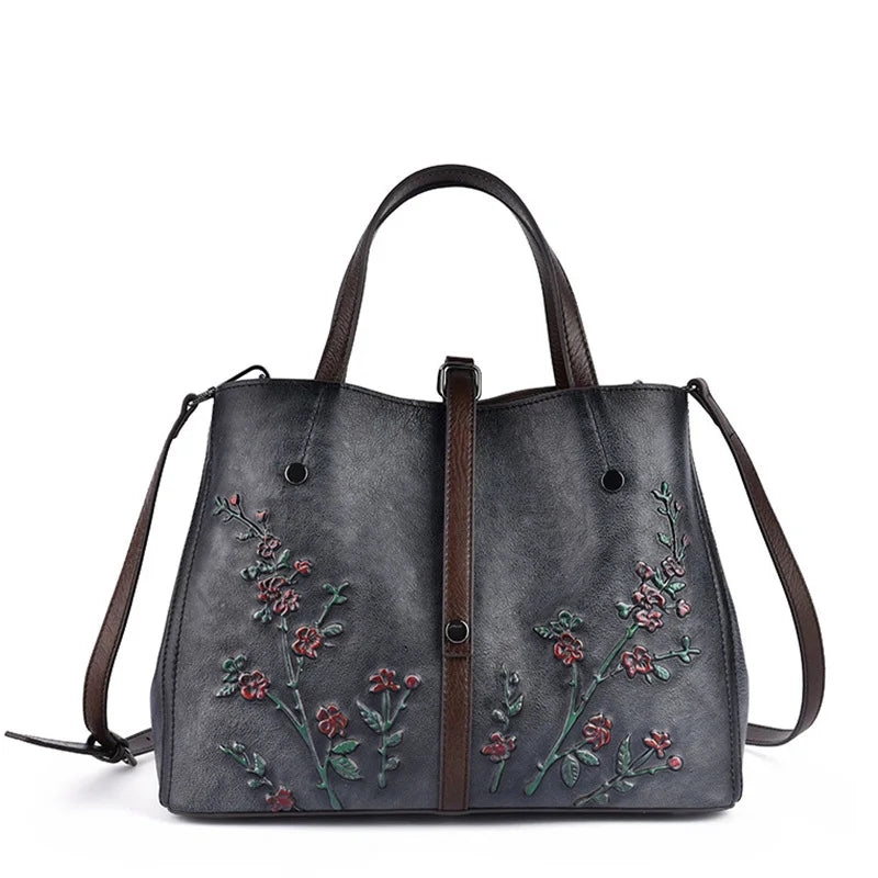 Bucket-Tasche Aurora Vintage – Aus echtem Premium-Leder