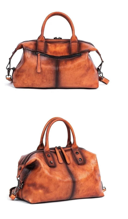 Tasche Riviera Vintage – Aus echtem handbemaltem Leder