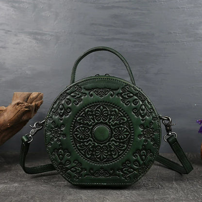 Tasche Jade Oriental Vintage – Aus echtem Premium-Leder