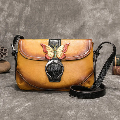 Künstlerische Tasche Sofia Vintage – Aus echtem Premium-Leder