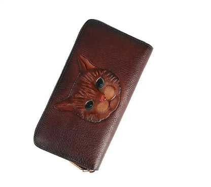 Geldbörse Gato Luna Vintage – Aus echtem Premium-Leder