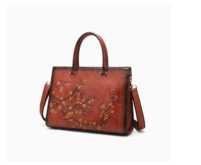 Tote Florença Vintage – Aus hochwertigem Naturleder
