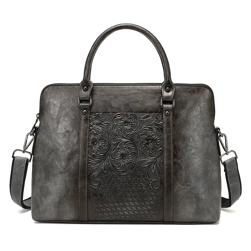 Businesstasche Helena Vintage – Aus echtem Premium-Naturleder