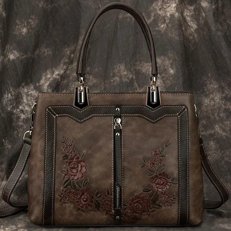 Box-Tasche Verona Vintage – Aus echtem Premium-Leder