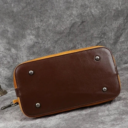 Helena Vintage Bucket – Bucket-Tasche aus Premium-Echtleder