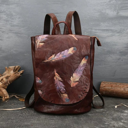 Rucksack Pluma Vintage – Aus echtem Premium-Leder