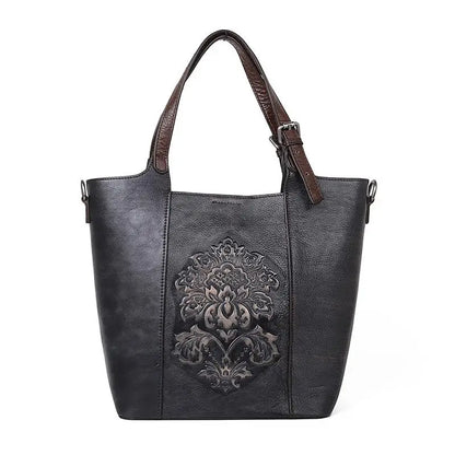 Bucket-Tasche Aurora Vintage – Aus echtem Premium-Leder